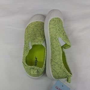 Cat & Jack Green Kids Slip-On Shoes